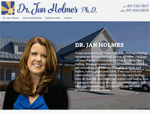 Tablet Screenshot of drjanholmes.com